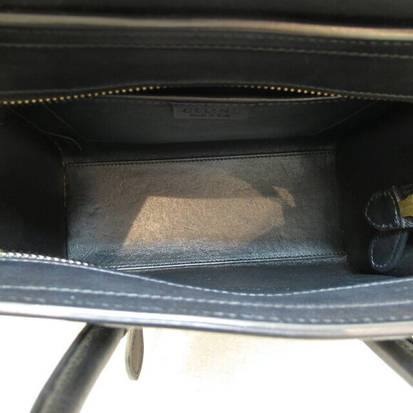 Celine Black and Navy Shoulder Bag - Picture 5 of 8